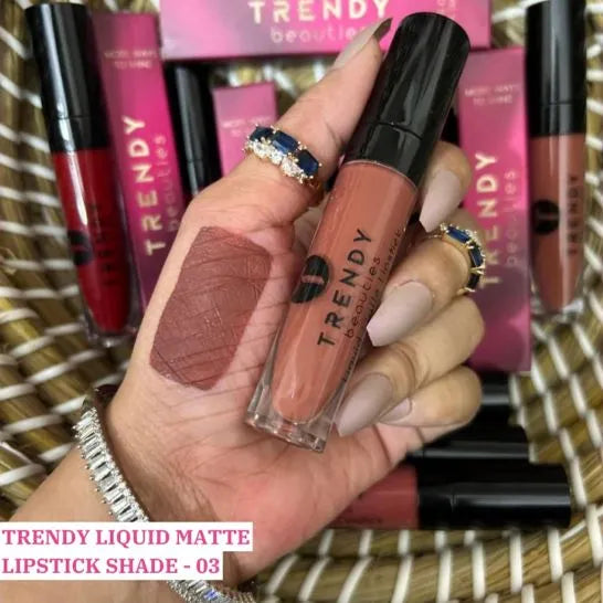 TRENDY Beauties Liquid Matte Lipstick 1pcs | 1-12 Shades