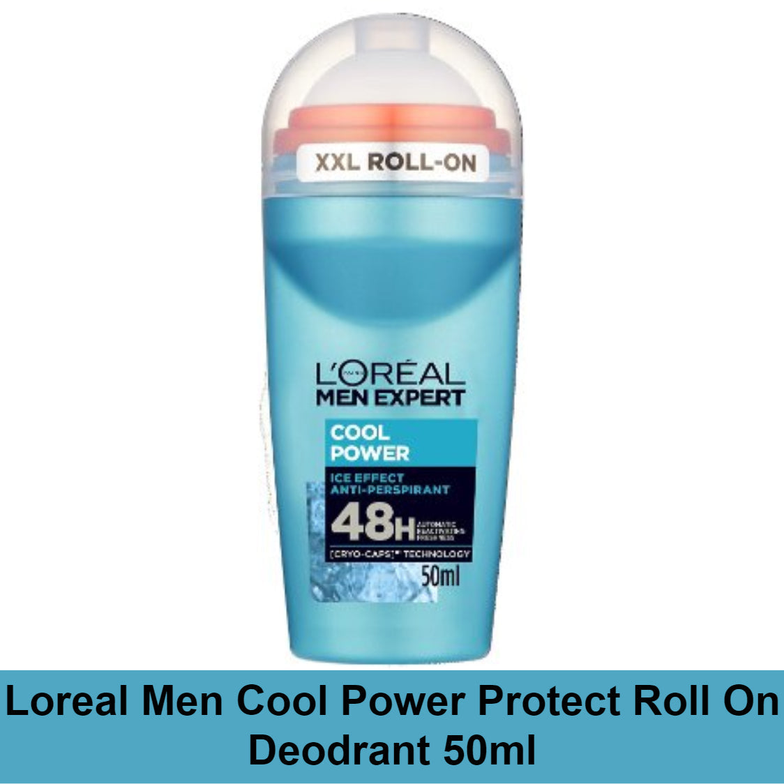 Loreal Paris Men Expert Cool Power 48H Anti-Perspirant Roll-On Deodorant 50ml (International)