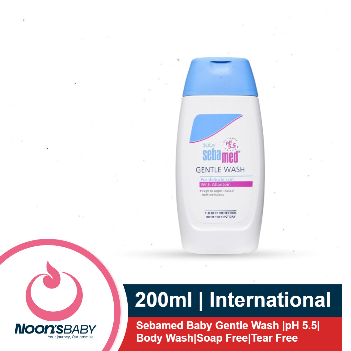 Sebamed Baby Gentle Wash 200ml/ 400ml |pH 5.5| Body Wash|Soap Free|Tear Free