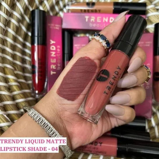 TRENDY Beauties Liquid Matte Lipstick 1pcs | 1-12 Shades