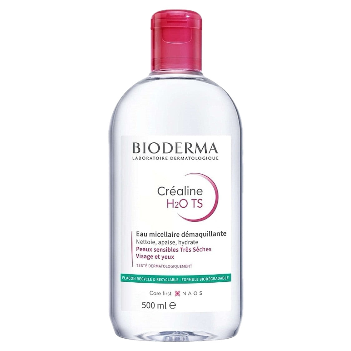 Bioderma Crealine H2O TS Make Up Removing Micelle Solution 500ml (International)