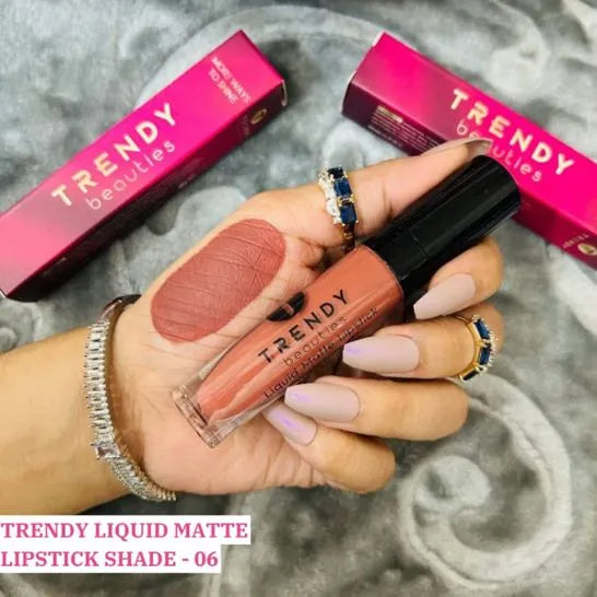 TRENDY Beauties Liquid Matte Lipstick 1pcs | 1-12 Shades