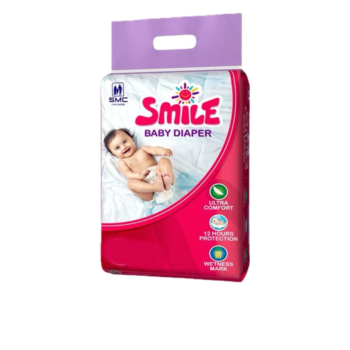 Smile Baby Diaper - Belt System - Small Size (3-6 KG) - Mini Pack of 5pcs - Baby