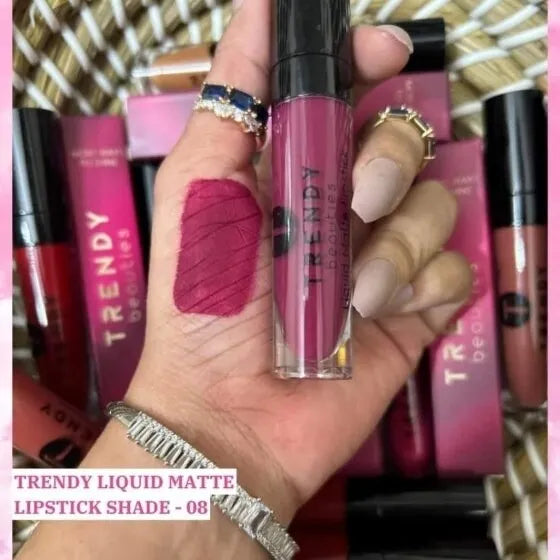 TRENDY Beauties Liquid Matte Lipstick 1pcs | 1-12 Shades