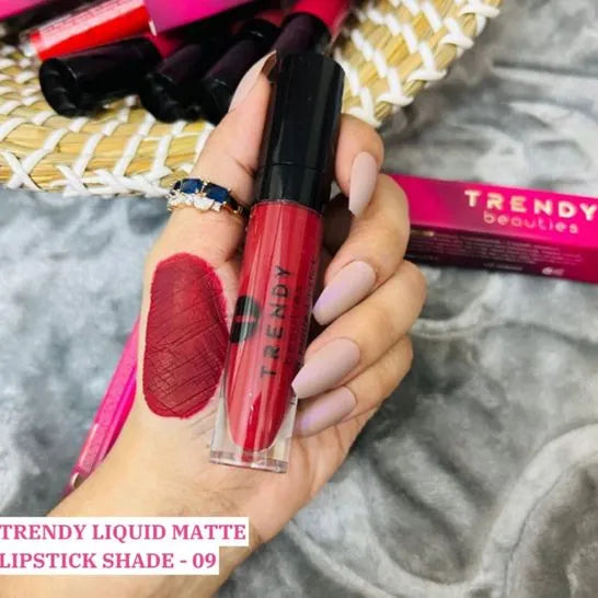 TRENDY Beauties Liquid Matte Lipstick 1pcs | 1-12 Shades