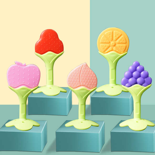 Baby Teether - Grape Design
