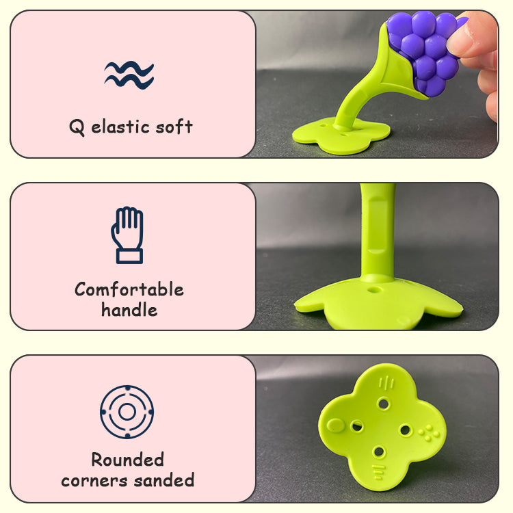 Baby Teether - Grape Design