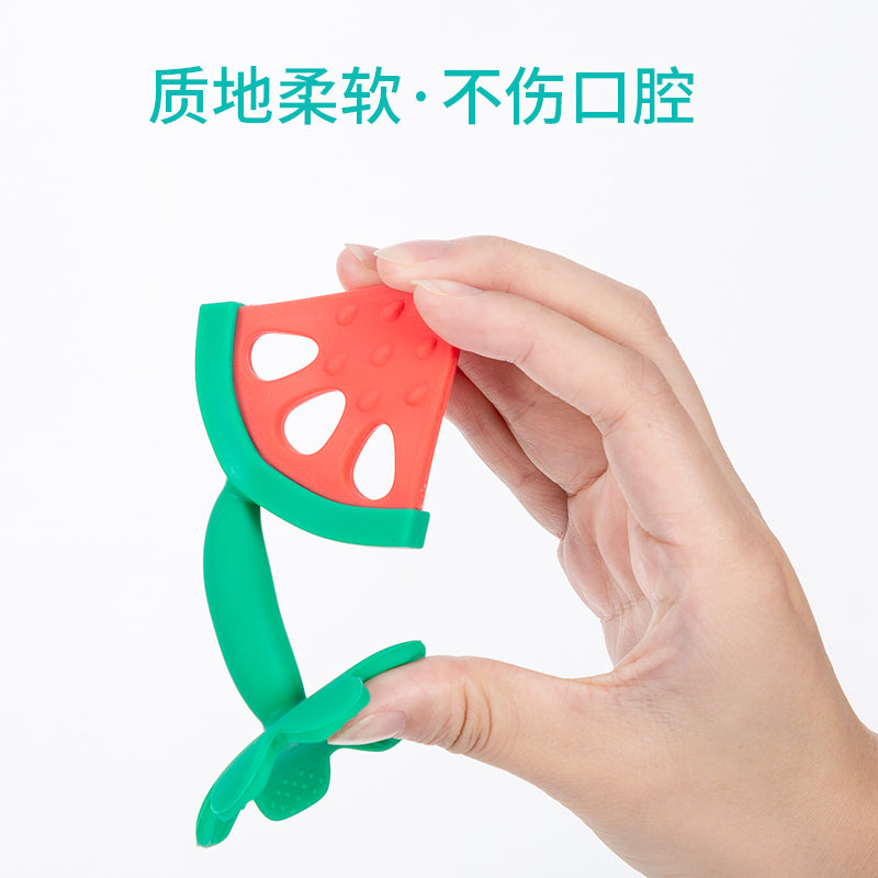 Baby Full silicone three dimensional fruit teether