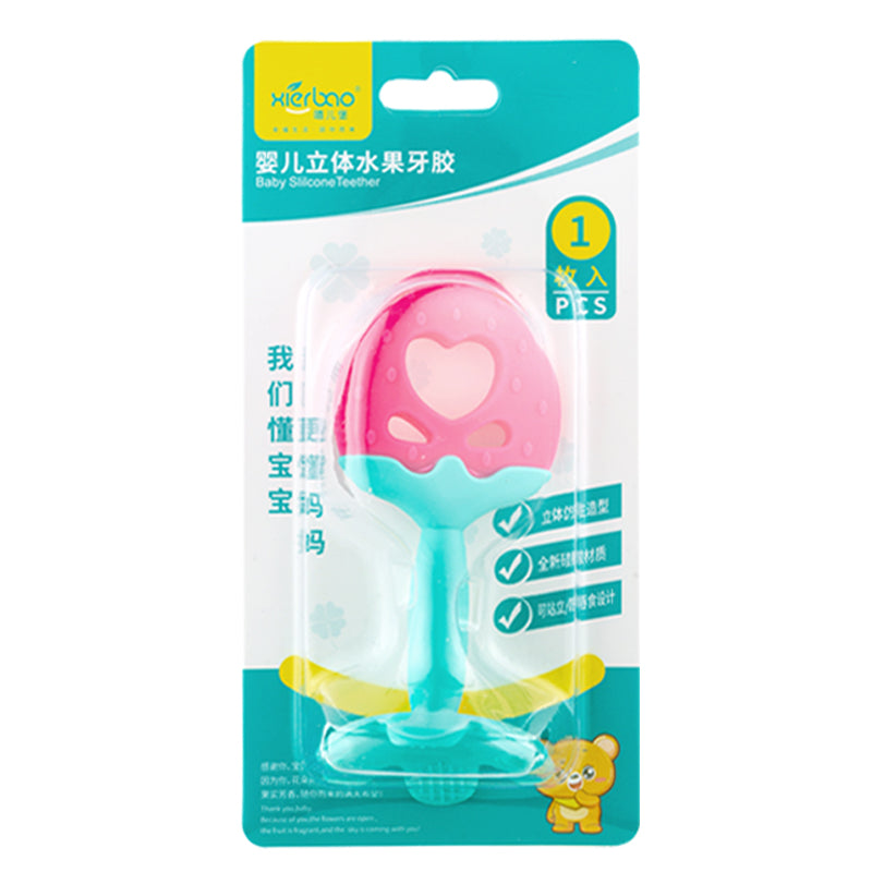 Baby Full silicone three dimensional fruit teether