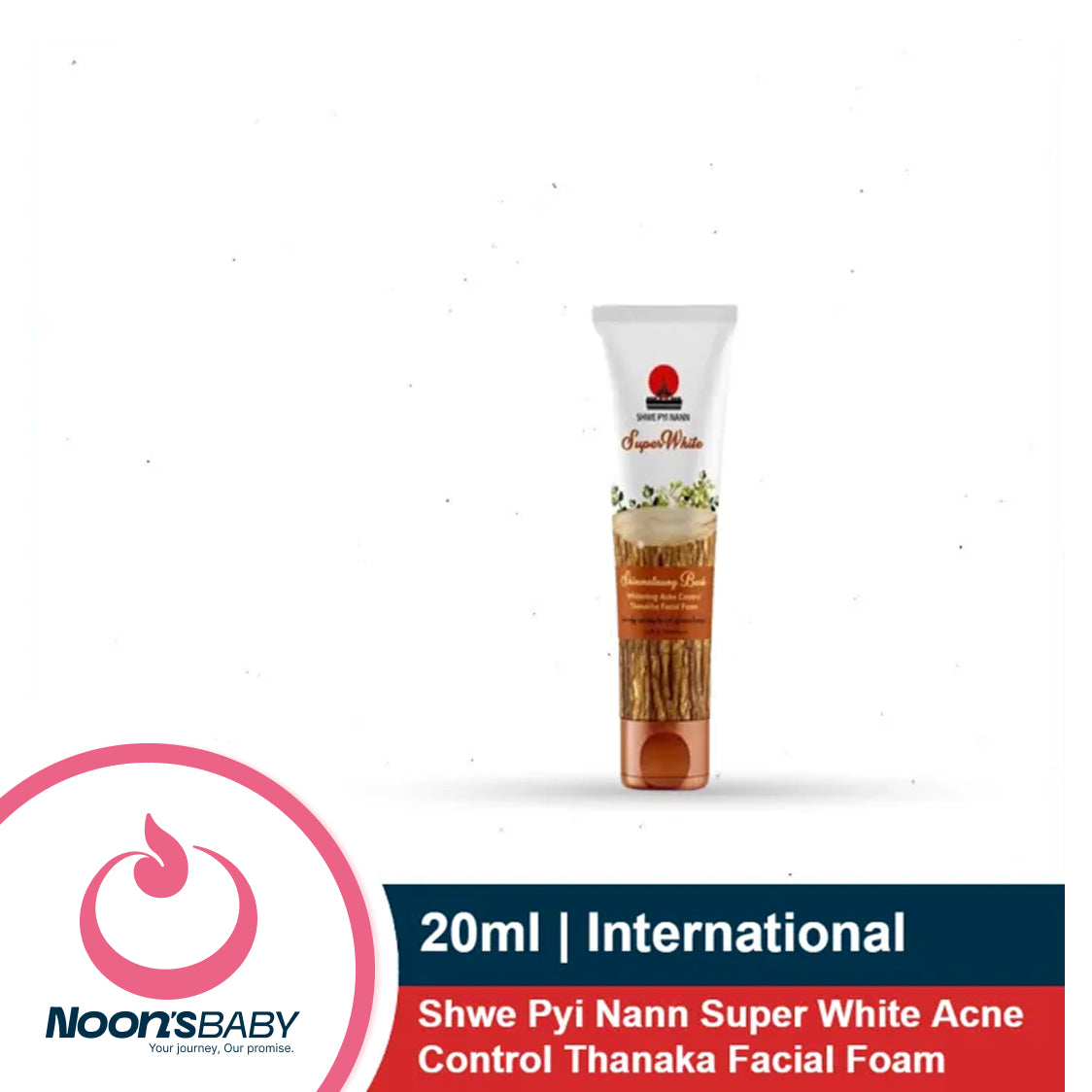 Shwe Pyi Nann Super White Acne Control | Thanaka Face Wash | Thanaka Facial Foam 50ml / 20ml | Myanmar
