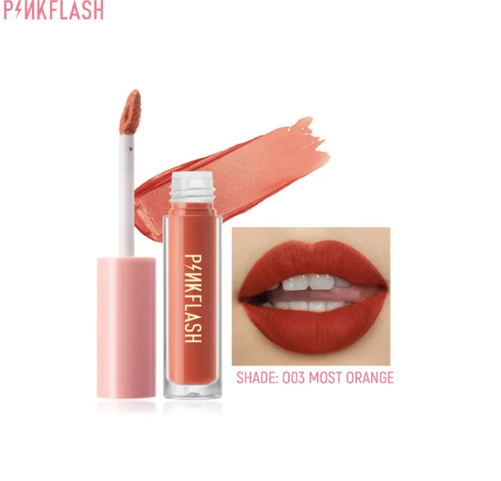 PINKFLASH Lasting Melting Matte Waterproof Lipcream 3.2gm (PF-L01)