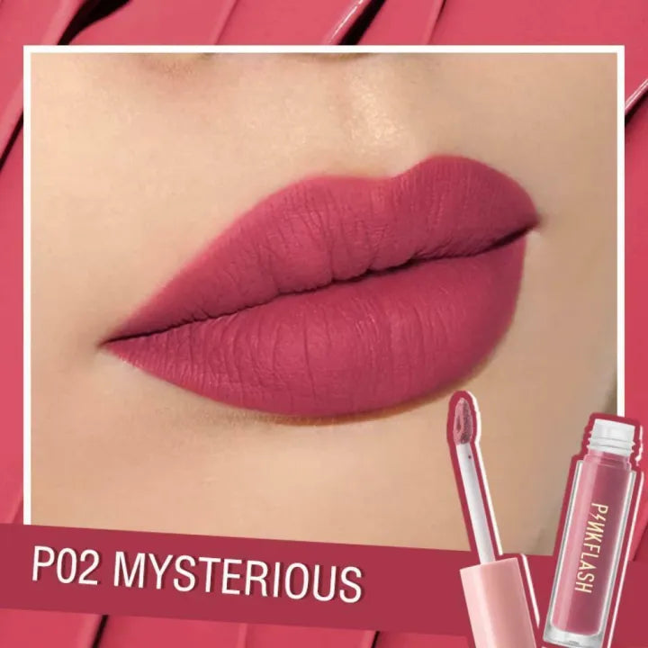 PINKFLASH Lasting Melting Matte Waterproof Lipcream 3.2gm (PF-L01)