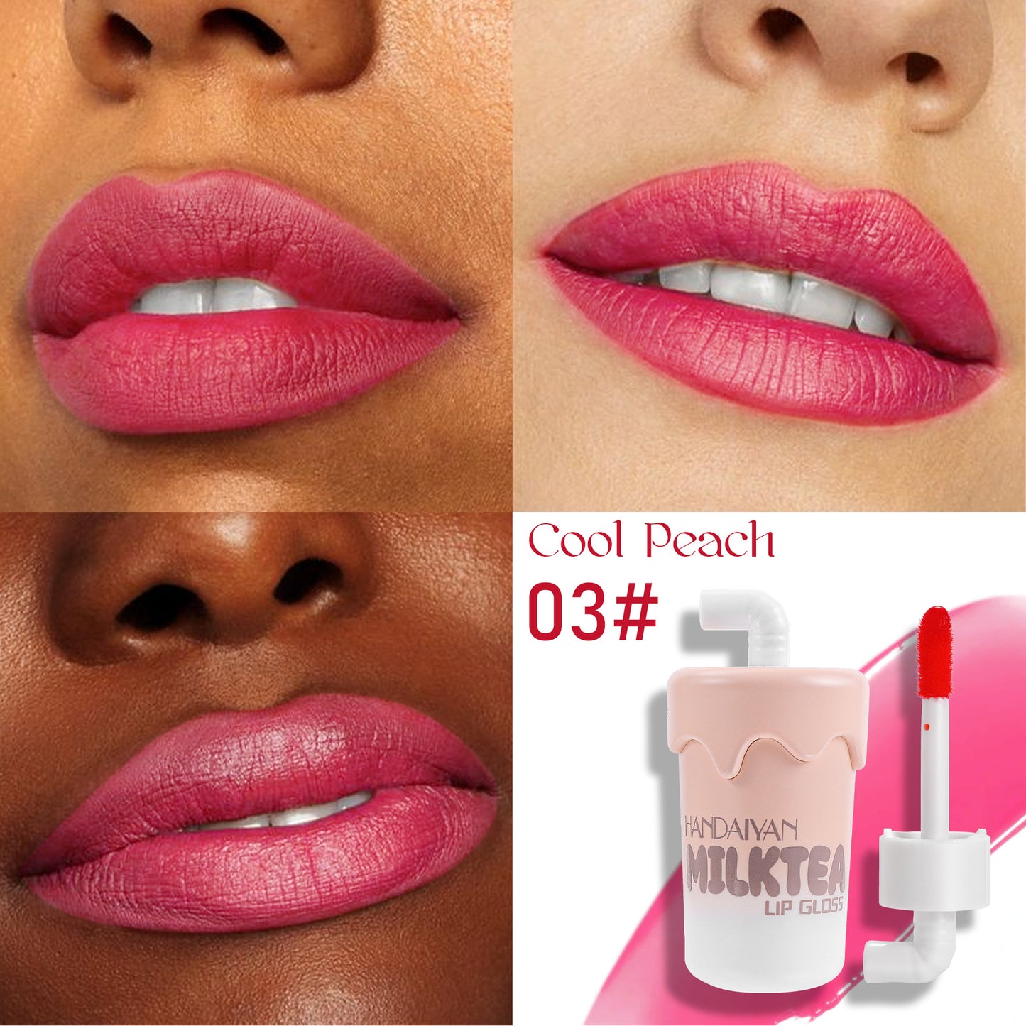 Handaiyan Lip Gloss Mini Milk Tea