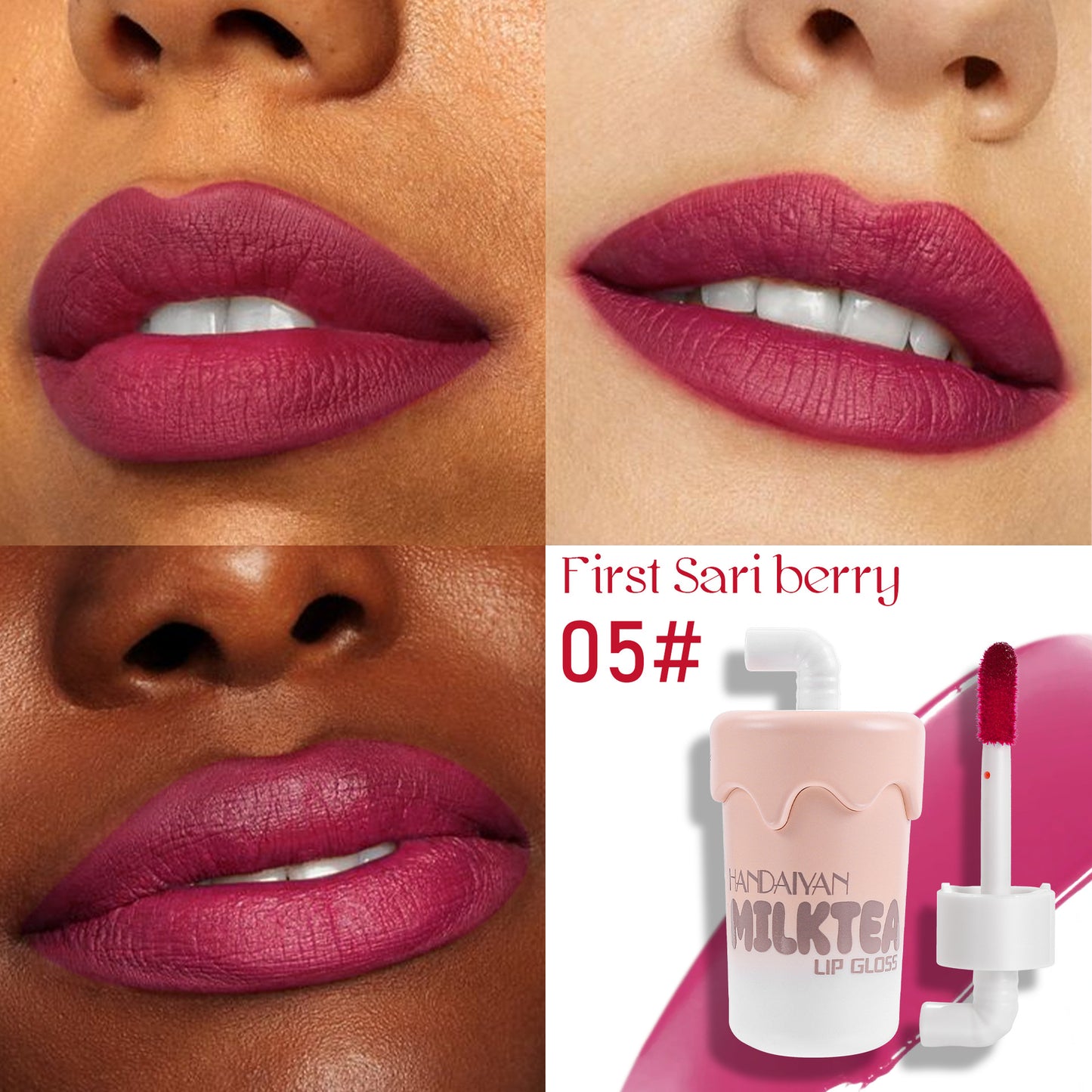 Handaiyan Lip Gloss Mini Milk Tea