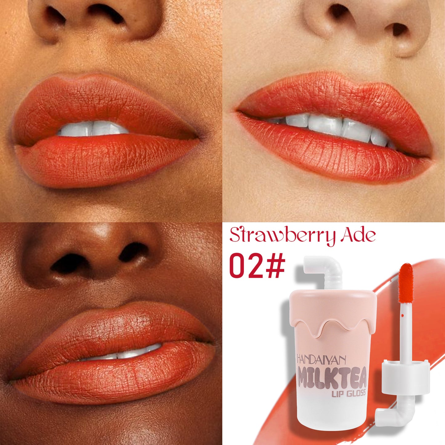 Handaiyan Lip Gloss Mini Milk Tea