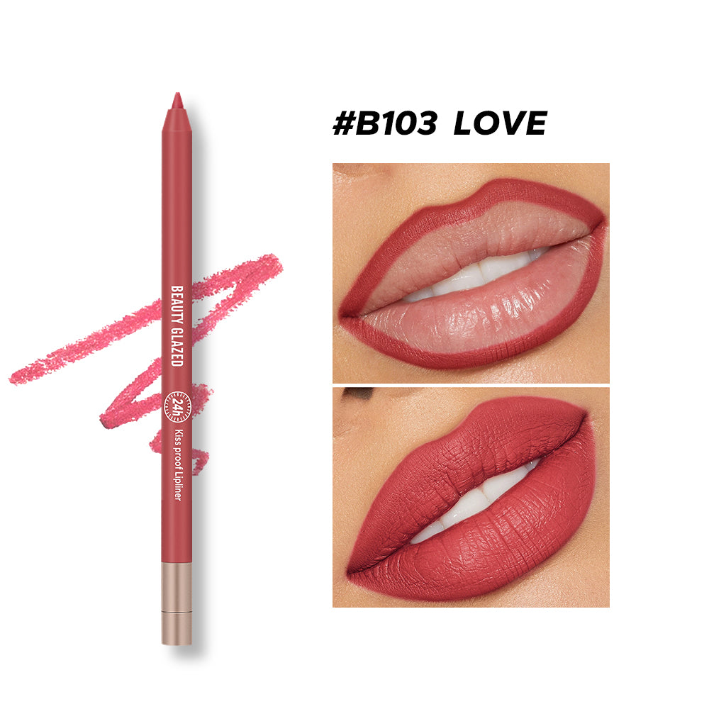 1pcs Beauty Glazed Lively Waterproof & Long Lasting Lip Liner - 10 Shades Available