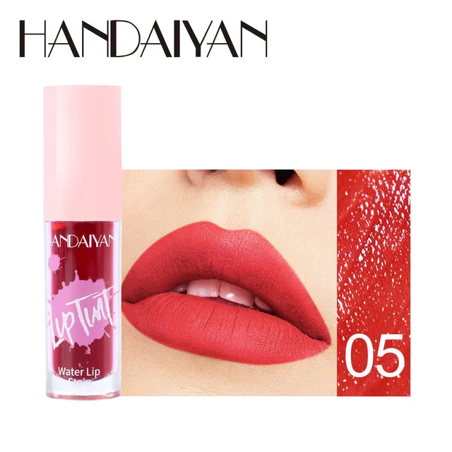 Handaiyan Water Lip Stain Lip Tint | Shade 1-6 | Waterproof Long lasting Smudge proof Plumper Liquid Lipstick and Moisturizing Blush| High pigmented lip Gloss