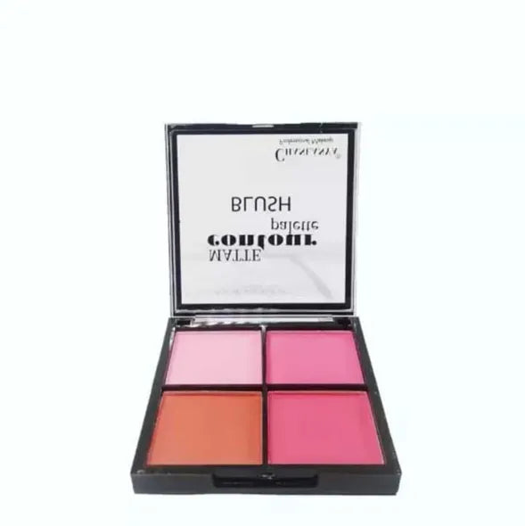 Chanlanya 4in1 Color Blush Palette - Matte Contour Shade 1,2,3,4 Available | International