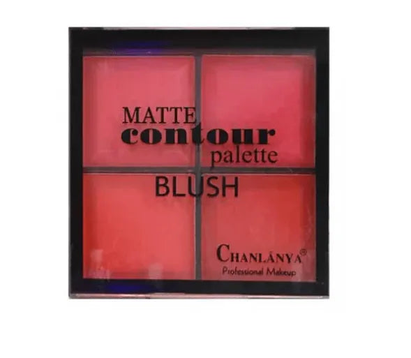 Chanlanya 4in1 Color Blush Palette - Matte Contour Shade 1,2,3,4 Available | International