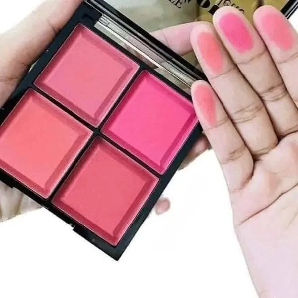 Chanlanya 4in1 Color Blush Palette - Matte Contour Shade 1,2,3,4 Available | International