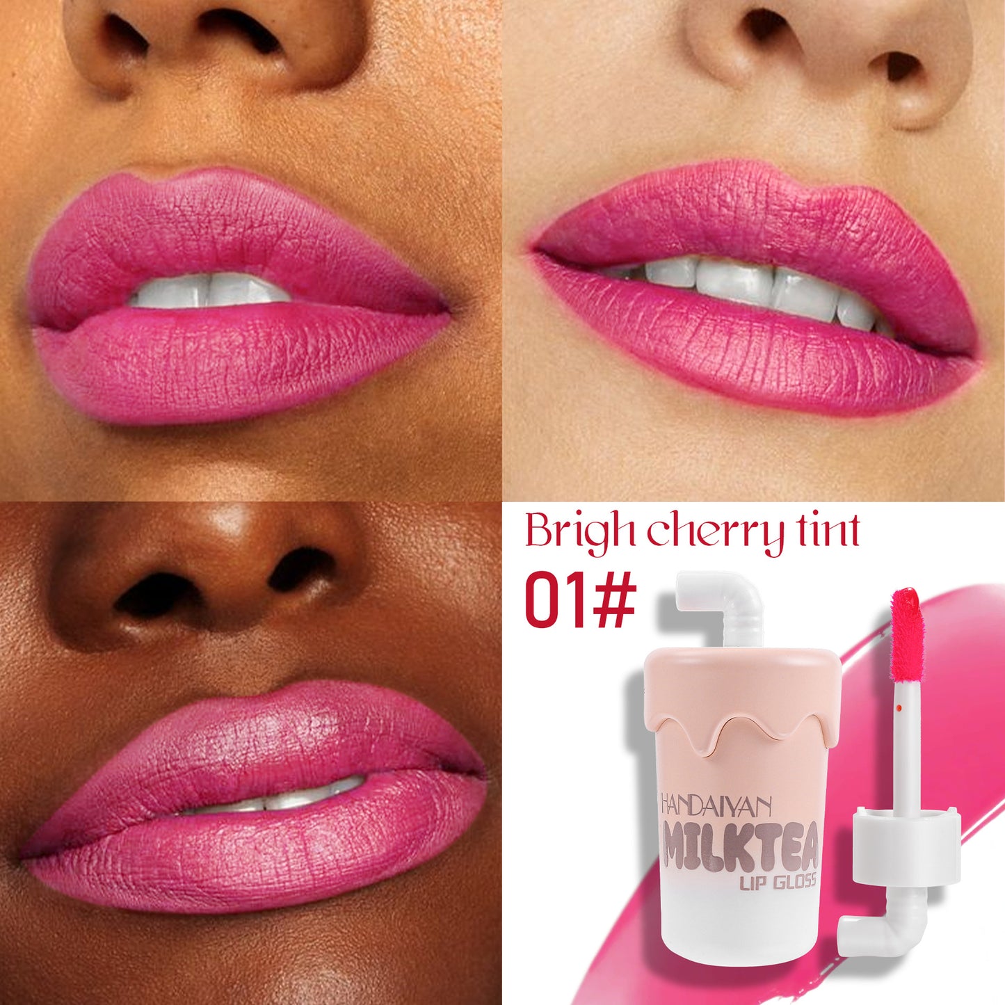 Handaiyan Lip Gloss Mini Milk Tea