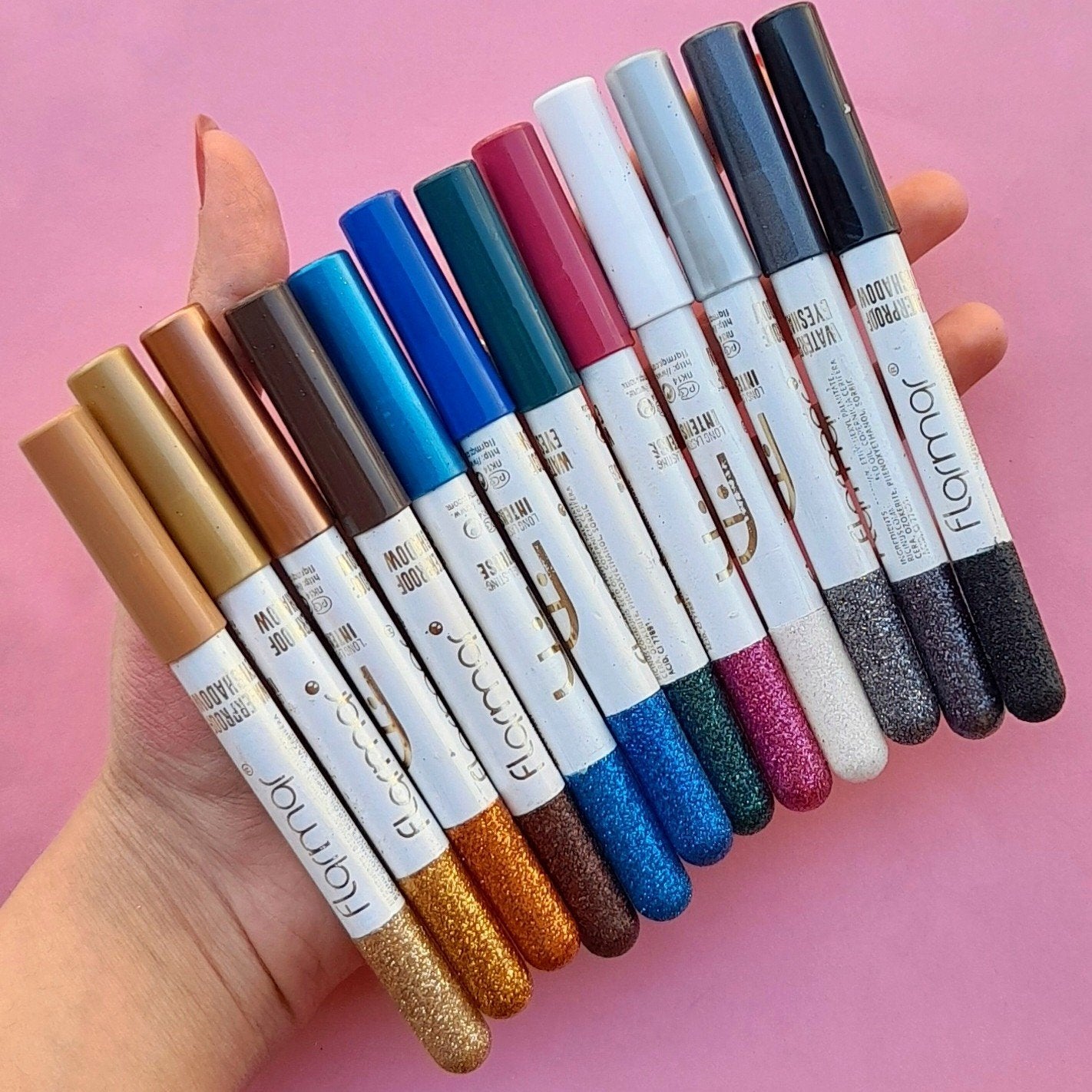 Flormar Waterproof Eyeshadow Pencil 12pcs Set
