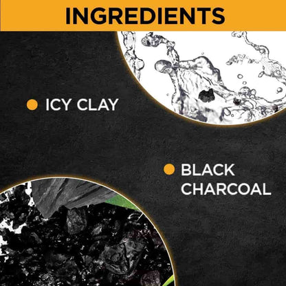 Garnier Men Turbo Bright Anti Pollution Double Action Face Wash 50g / 100g