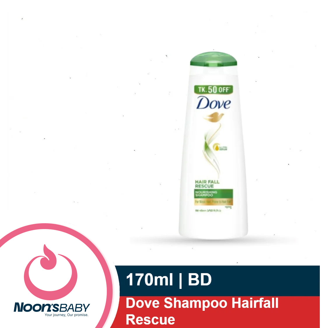 Dove Shampoo Hair fall Rescue Nourishing Shampoo 170ml / 330ml / 450ml/ 650ml | Bangladesh