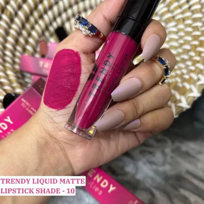 TRENDY Beauties Liquid Matte Lipstick 1pcs | 1-12 Shades