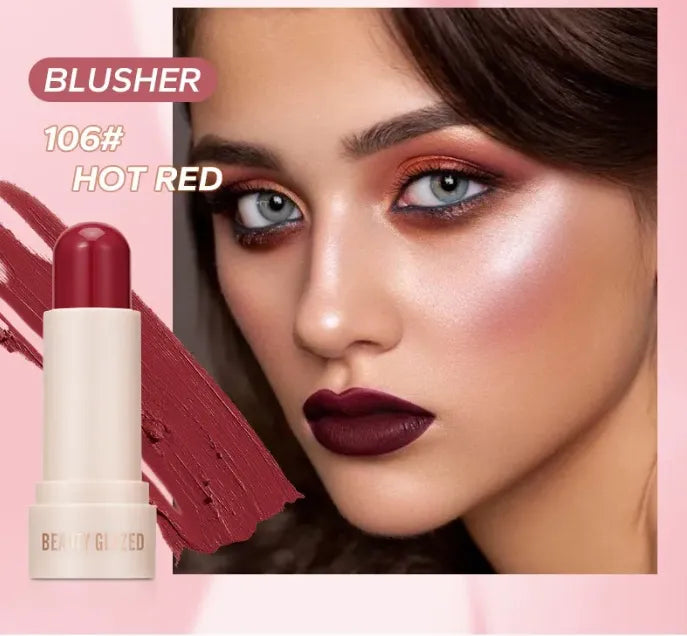 BEAUTY GLAZED Soft Glow & Radiance Cream Blusher Stick 7gm | 6 Shades
