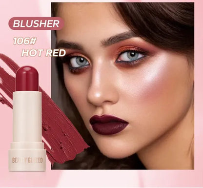 BEAUTY GLAZED Soft Glow & Radiance Cream Blusher Stick 7gm | 6 Shades