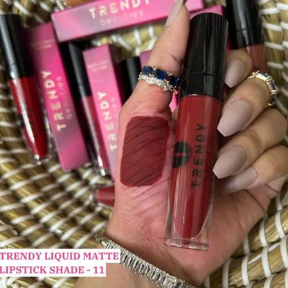 TRENDY Beauties Liquid Matte Lipstick 1pcs | 1-12 Shades