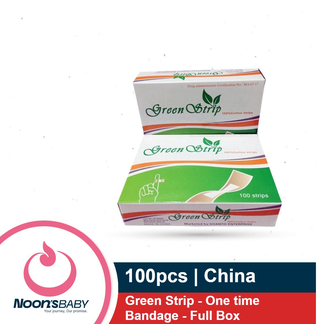 Green Strip - One time Bandage - Full Box - 100pcs