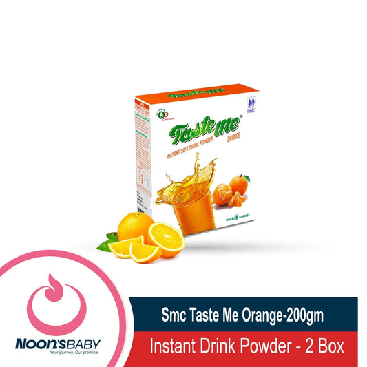 Smc Taste Me Orange Flavored Instant Drink Powder - 2 Box - 200gm Box