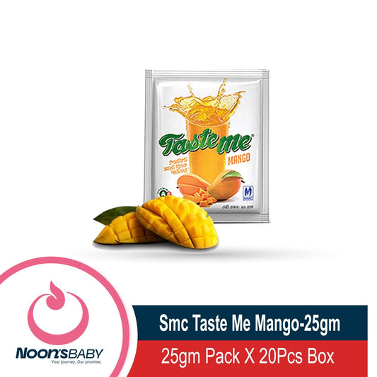 SMC Taste Me Mango Flavored Instant Drink Powder - 25gm Pack X 20Pcs Box