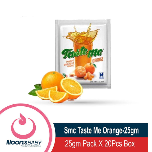 SMC Taste Me Orange Flavored Instant Drink Powder - 25Gm Pack X 20Pcs Box