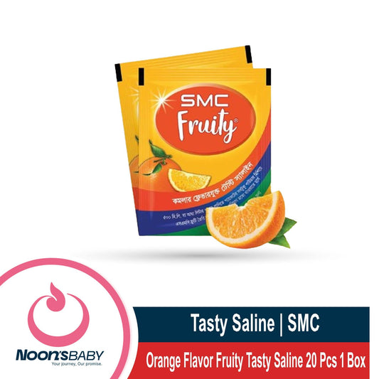 SMC Orange Flavor Fruity Tasty Saline 20 Pcs 1 Box