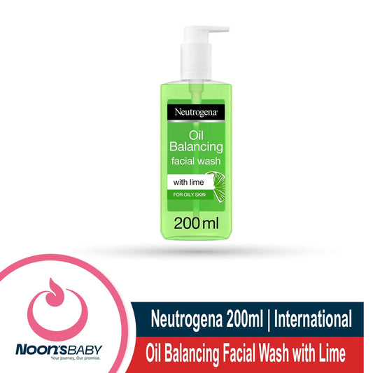 Neutrogena Facewash - Oil Balancing Facial Wash with Lime - 200ml