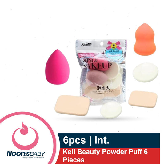 Keli Makeup Puff 6pcs Set Beauty Powder Puff