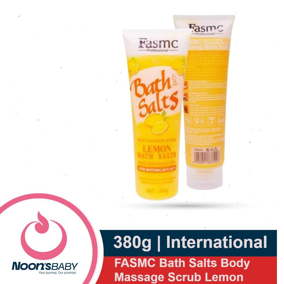FASMC Bath Salts Body Massage Scrub - Lemon - 380gm