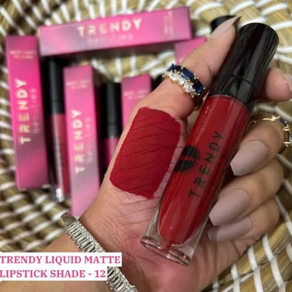 TRENDY Beauties Liquid Matte Lipstick 1pcs | 1-12 Shades