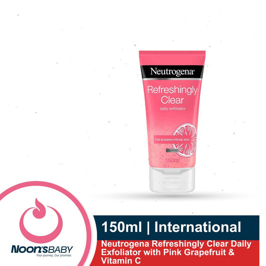 Neutrogena Refreshingly Clear Daily Exfoliator with Pink Grapefruit & Vitamin C - 150ml