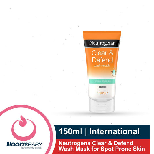 Neutrogena Clear & Defend Wash_Mask for Spot Prone Skin - 150 ml