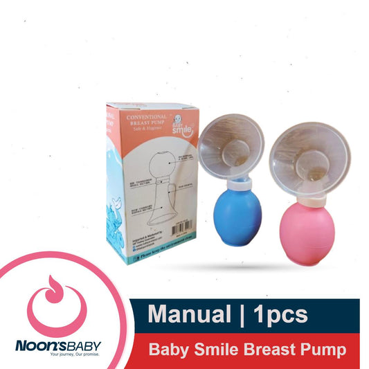 Baby Smile Manual Breastfeeding Pump 1pcs Pack - Multicolor
