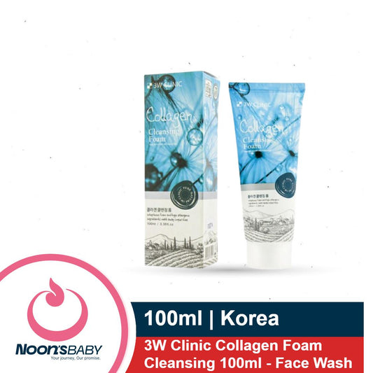 3W Clinic Collagen Foam Cleansing 100ml - Face Wash | Korea