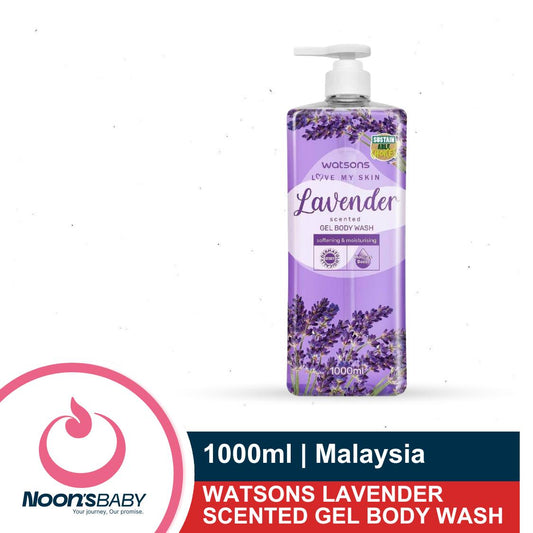 Watsons Love My Skin Lavender Scented Gel Body Wash 1000ml | Malaysia