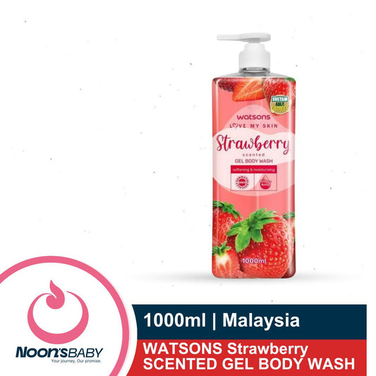 Watsons Love My Skin Strawberry Gel Body Wash 1000ml | Malaysia