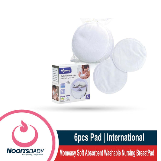 Momeasy Soft Absorbent Washable Nursing BreastPad 6Pcs
