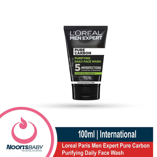 Loreal Paris Men Expert Pure Carbon Purifying Daily Face Wash 100ml | International