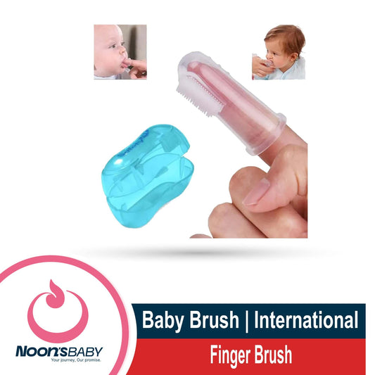 Baby Finger Toothbrush - Children's Silicon Finger Transparent Toothbrush